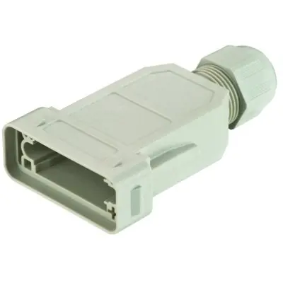 Grommet housing, size Modular ECO, PC, snap-in locking, IP65, 09140010720 - 1