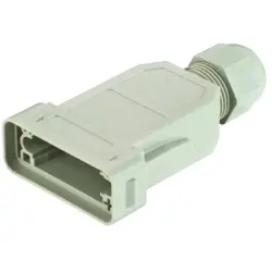 Grommet housing, size Modular ECO, PC, snap-in locking, IP65, 09140010720