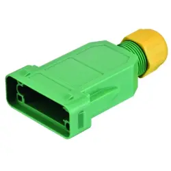 Grommet housing, PC, snap-in locking, IP65, 09140010730