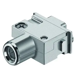Socket contact insert, 1 pole, equipped, axial screw connection, 09140012732 - 1