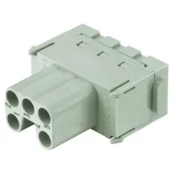 Socket contact insert, 5 pole, equipped, cage clamp terminal, 09140052716