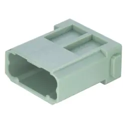 Pin contact insert, DD, 12 pole, unequipped, crimp connection, 09140123002