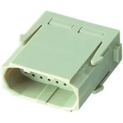 Pin contact insert, 25 pole, unequipped, crimp connection, 09140253001
