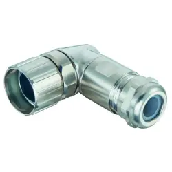 Grommet housing, angled, 7-12 mm for circular connector M23, 09151000601