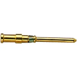 Pin contact, 0.5 mm², AWG 20, crimp connection, gold-plated, 09152006123