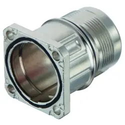 Surface mount housing, CommLock, front mounting, 4 x 3.2 mm for circular connector M23, 09156000302