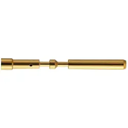 Receptacle, 0.14-1.0 mm², AWG 26-17, crimp connection, gold-plated, 09156006201