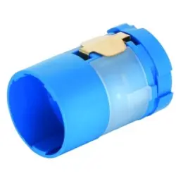 Plug insert, 7 pole + PE, crimp connection, straight for circular connector M23, 09156083001