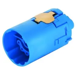 Plug insert, 8 pole + PE, crimp connection, straight for circular connector M23, 09156093001