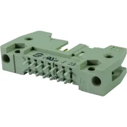 Pin header, 40 pole, pitch 2.54 mm, straight, gray, 09185407914