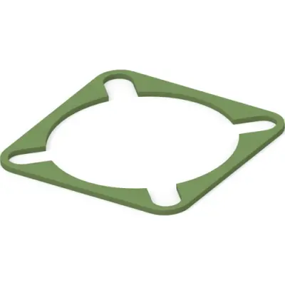 Connector seal, green for EMC/EMI shielding, 2427991-1 - 1
