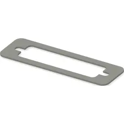 Connector seal, rectangular for RFI/EMC shielding, 2430139-1