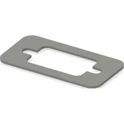 Connector seal, rectangular for RFI/EMC shielding, 2430137-1