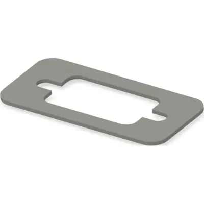 Connector seal, rectangular for RFI/EMC shielding, 2430137-1 - 1