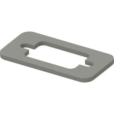 Connector seal, rectangular for RFI/EMC shielding, 2430142-1 - 1