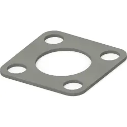 Connector seal, gray for EMC/EMI shielding, 2423913-1
