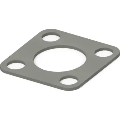 Connector seal, gray for EMC/EMI shielding, 2423911-1 - 1