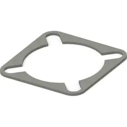 Connector seal, gray for EMC/EMI shielding, 2427985-1
