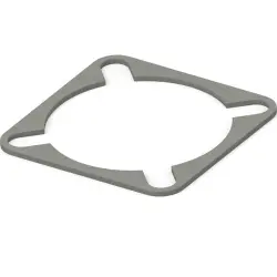 Connector seal, gray for EMC/EMI shielding, 2427989-1