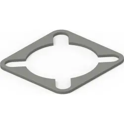 Connector seal, gray for EMC/EMI shielding, 2427981-1