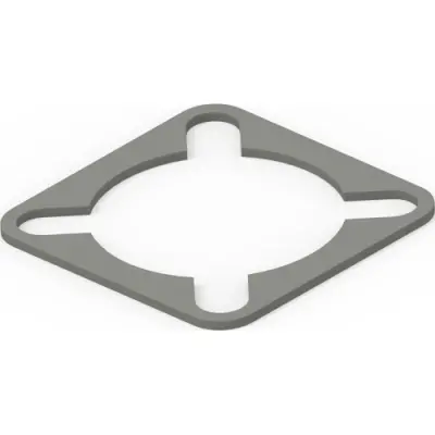 Connector seal, gray for EMC/EMI shielding, 2427981-1 - 1