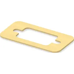Connector seal, rectangular for EMC/EMI shielding, 2430157-1