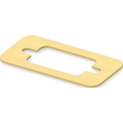 Connector seal, rectangular for EMC/EMI shielding, 2430157-1 - 1