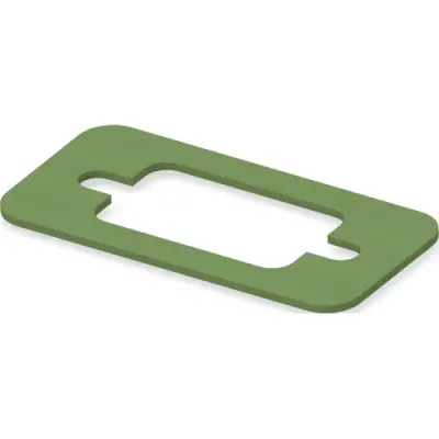 EMC seal, rectangular for D-Sub housing size 1 (DE), 9 pole, 2488714-1 - 1