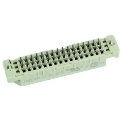 Female connector, type 2C, 48 pole, a-b-c, pitch 2.54 mm, solder pin, straight, 09234486825