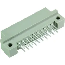 Male connector, type 3B, 20 pole, a-b, pitch 2.54 mm, solder pin, straight, 09241206922
