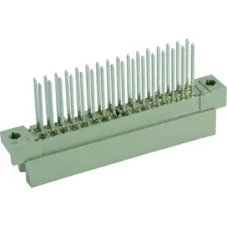 Male connector, type 2Q, 32 pole, a-b, pitch 2.54 mm, solder pin, straight, 09273327902