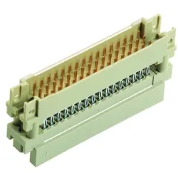 Male connector, type 2R, 48 pole, a-b-c, pitch 2.54 mm, press-in connection, straight, 09281486532