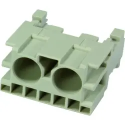 Female connector, type M, pitch 2.54 mm, angled, 09290023201