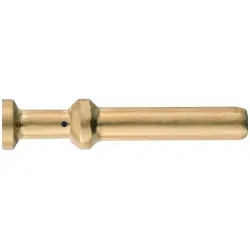 Pin contact, 1.5 mm², AWG 16, crimp connection, gold-plated, 09322006114