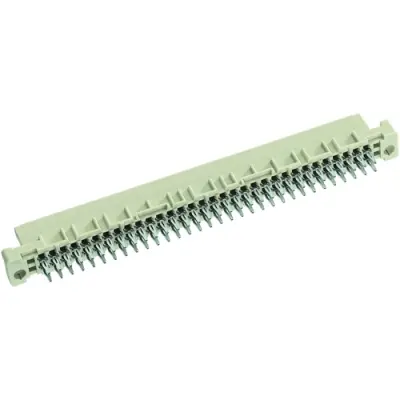 Female connector, type B, 64 pole, a-b, pitch 2.54 mm, press-in connection, straight, 09022642850 - 1