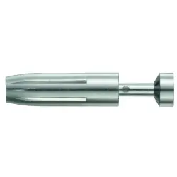 Receptacle, 0.75 mm², AWG 18, crimp connection, silver-plated, 09330006214