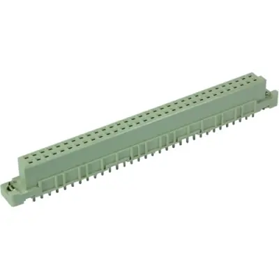 Female connector, type B, 64 pole, a-b, pitch 2.54 mm, solder pin, straight, 09024646824 - 1