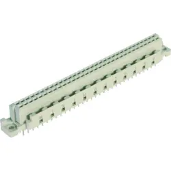 Female connector, type B, 64 pole, a-b, pitch 2.54 mm, solder pin, straight, 09027646824