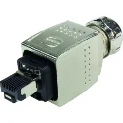 Plug, RJ45, 4 pole, 8P4C, Cat 5, IDC connection, 09352260401