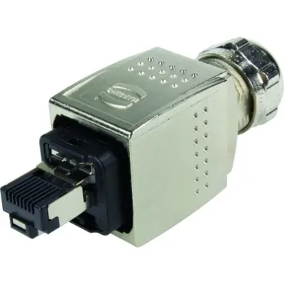 Plug, RJ45, 4 pole, 8P4C, Cat 5, IDC connection, 09352260401 - 1