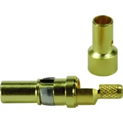 Receptacle, crimp connection, noble metal, 09030006260