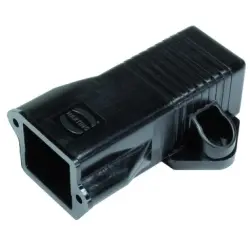 Surface mount housing, black, for RJ45 connector, 09453450001