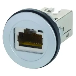 Modular adapter, RJ45 socket to RJ45 socket, straight, Cat 6, 09454521560