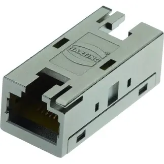 Modular adapter, RJ45 socket to RJ45 socket, straight, Cat 6, 09455451560 - 1