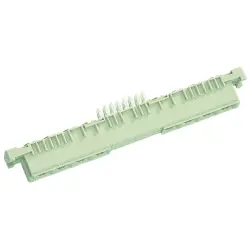 Female connector, type M, 24 pole, a-b-c, pitch 2.54 mm, press-in connection, straight, 09032246850