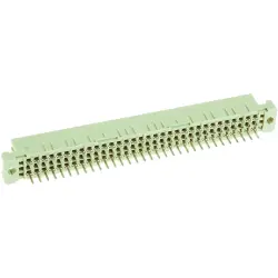 Female connector, type C, 32 pole, a-b-c, pitch 2.54 mm, solder pin, straight, 09032322825