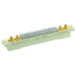 Female connector, type M, 60 pole, a-b-c, pitch 2.54 mm, press-in connection, straight, 09032606830