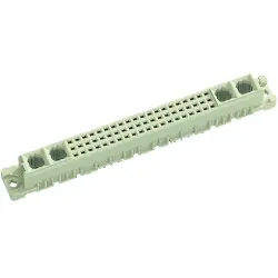 Female connector, type M, 60 pole, a-b-c, pitch 2.54 mm, press-in connection, straight, 09032606850