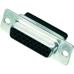 D-Sub socket, 15 pole, high density, unequipped, straight, crimp connection, 09561004701