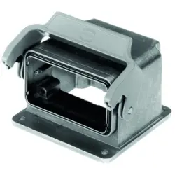 Motor connection housing, size 10B, die-cast aluminum, longitudinal bow locking, IP65, 09628100901